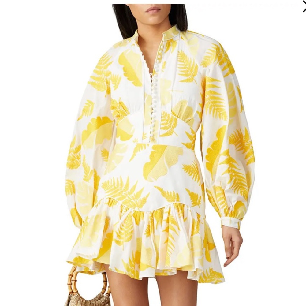 ACLER yellow dress worn twice!
